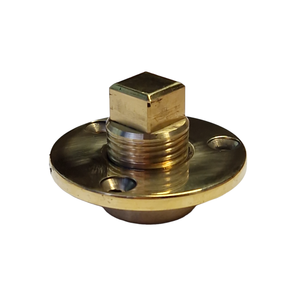 Boat Drain Bung and Socket - Brass