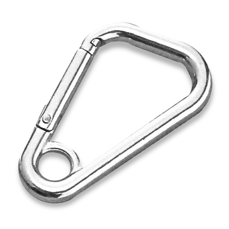 Talamex S/S Carbine Hook Asym/Eye 12mm - 74.230.122