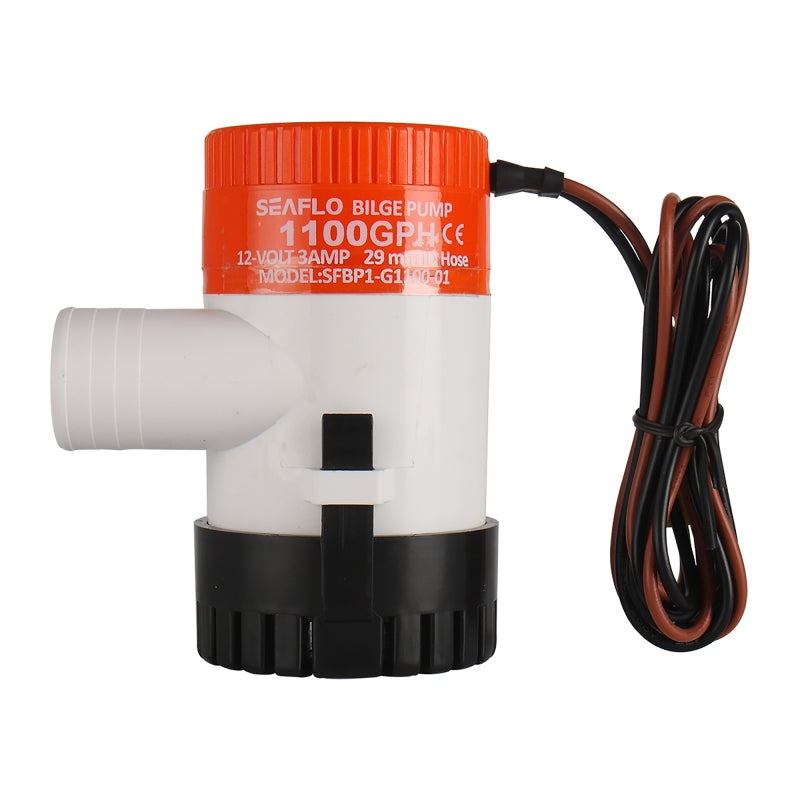 Seaflo Manual Bilge Pump and Float - 12v 1100Gph