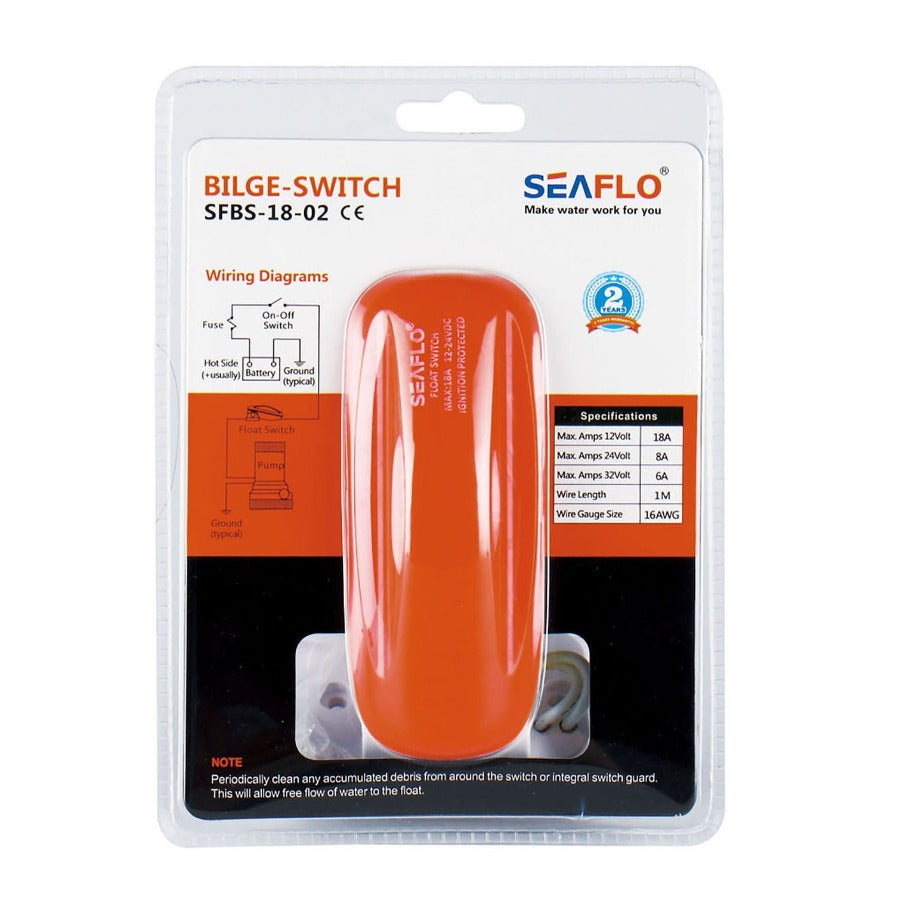 Seaflo Float Switch for Bilge Pump (02) - Max 18 Amp