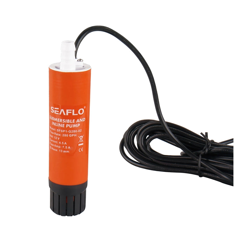 Seaflo Submersible Inline Pump - 12v 280Gph