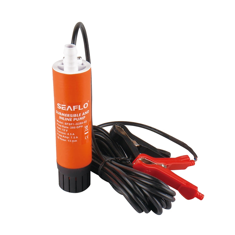 Seaflo Submersible Inline Pump - 12v 280Gph
