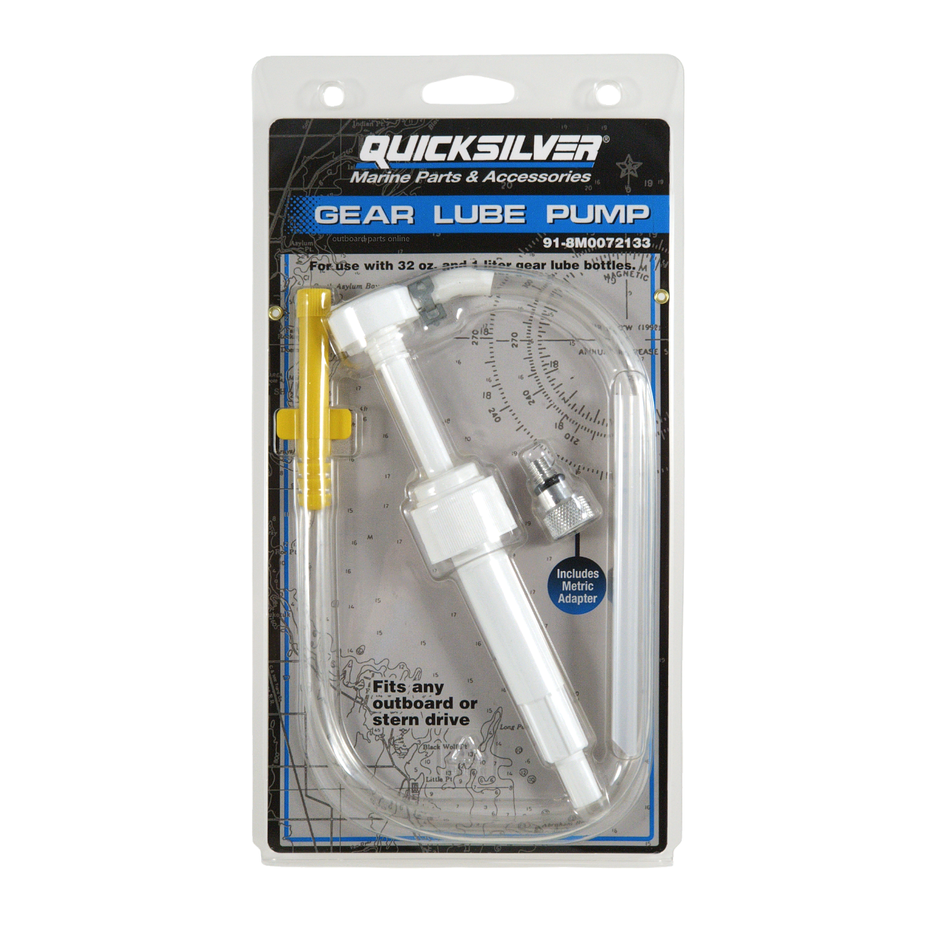 Genuine Quicksilver Gear Lube Pump - 91-8M0072133