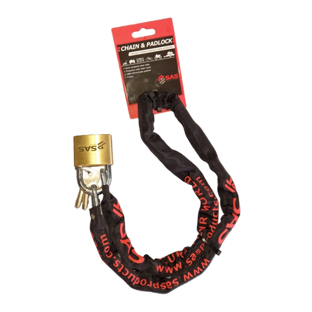 SAS Multi-Purpose 6mm Chain with UB50 Padlock
