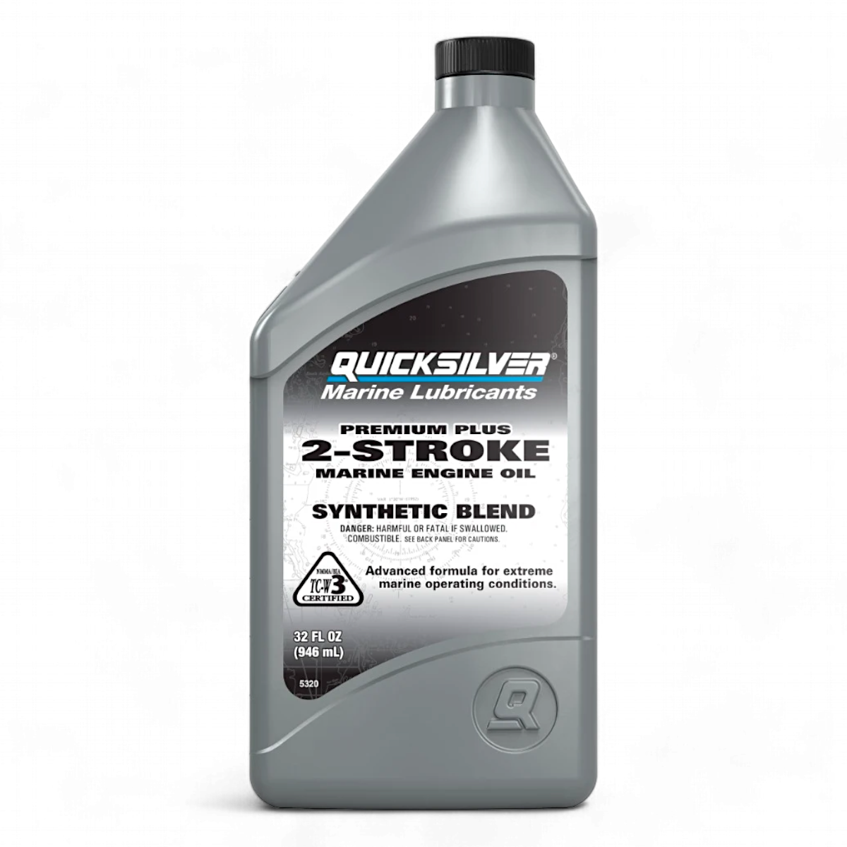 Quicksilver 2-Stroke Engine Oil - Premium Plus - 1L