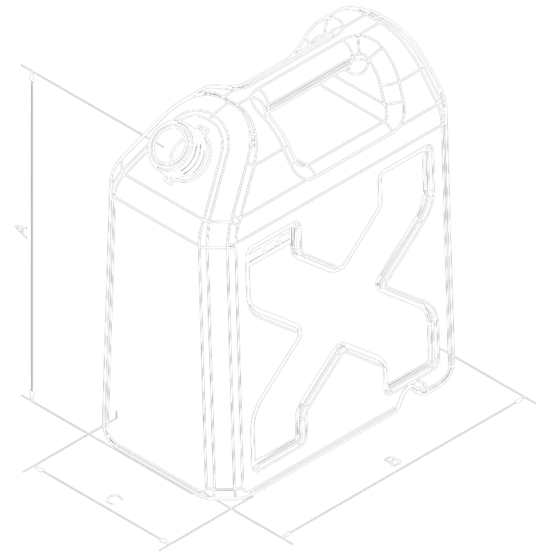 Can SB Boat Fuel Tank 20L