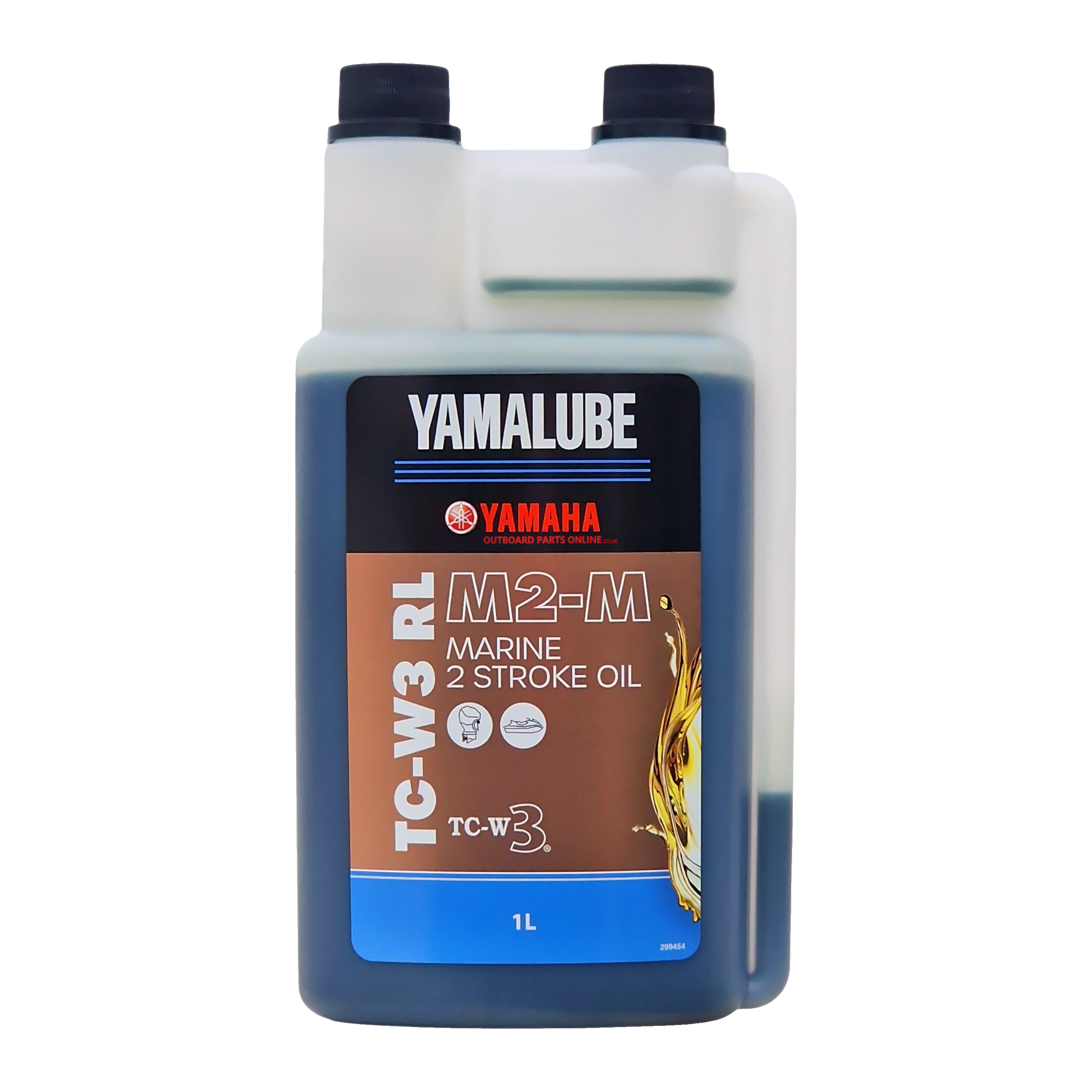 Yamalube M2-M (TC-W3 RL) 2-Stroke Outboard / PWC Engine Oil - 1 Litre