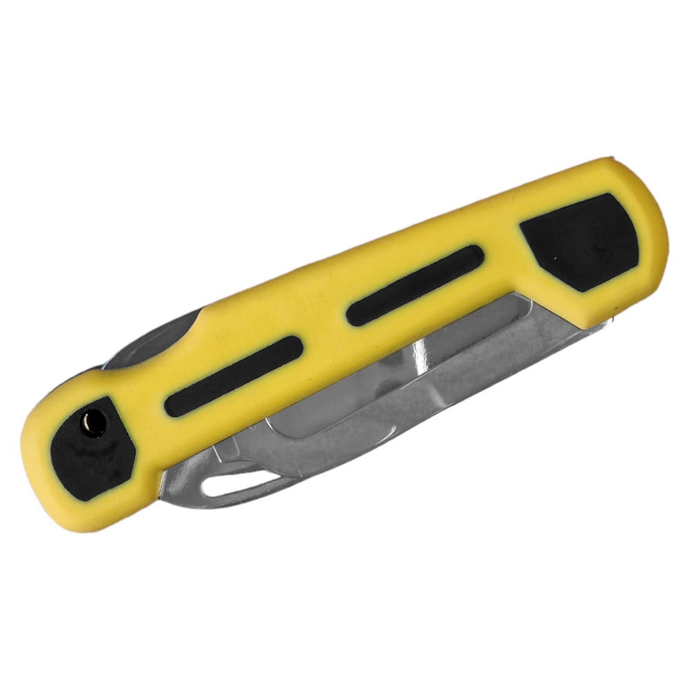MKM Skipper's Lock Knife Yellow/Black Serrated