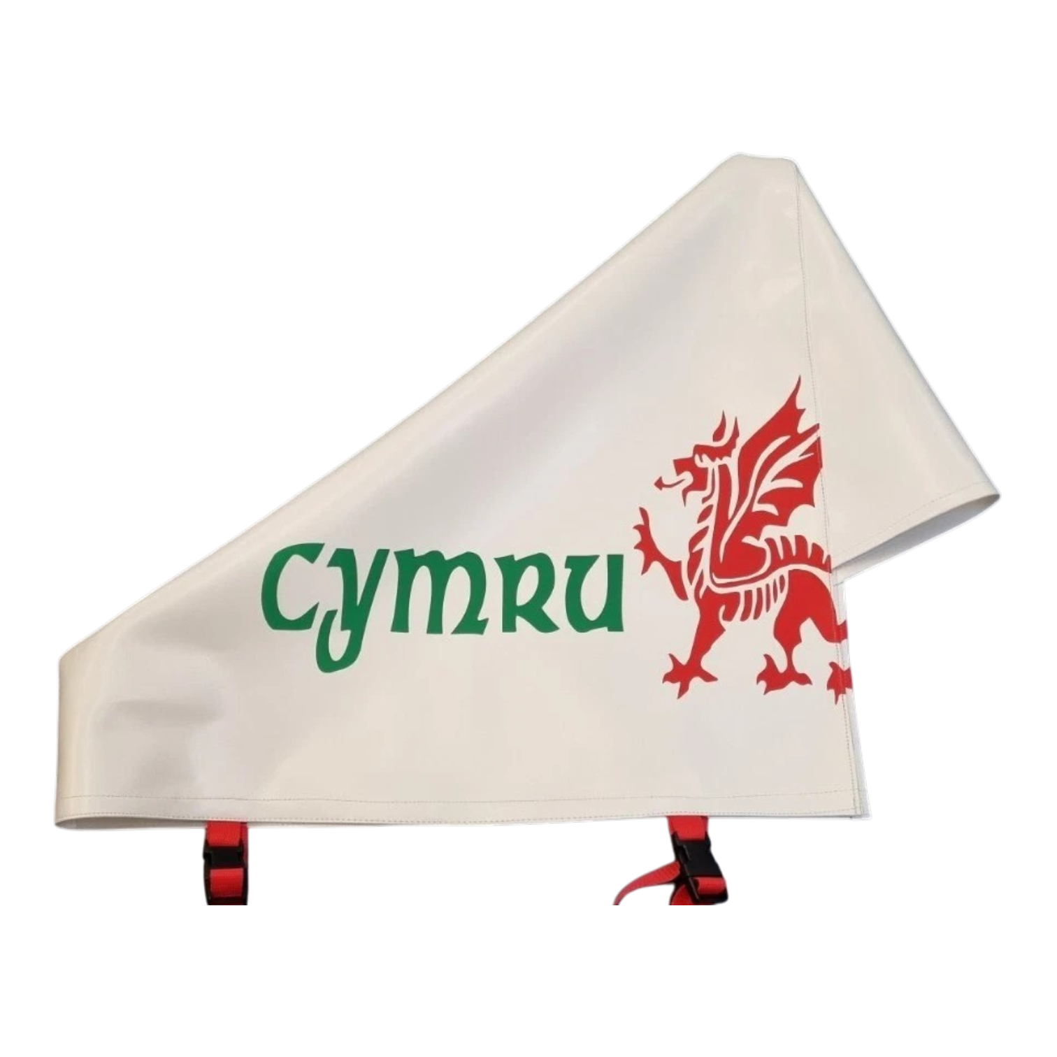 HTD Leather Hitch Cover - Welsh Flag