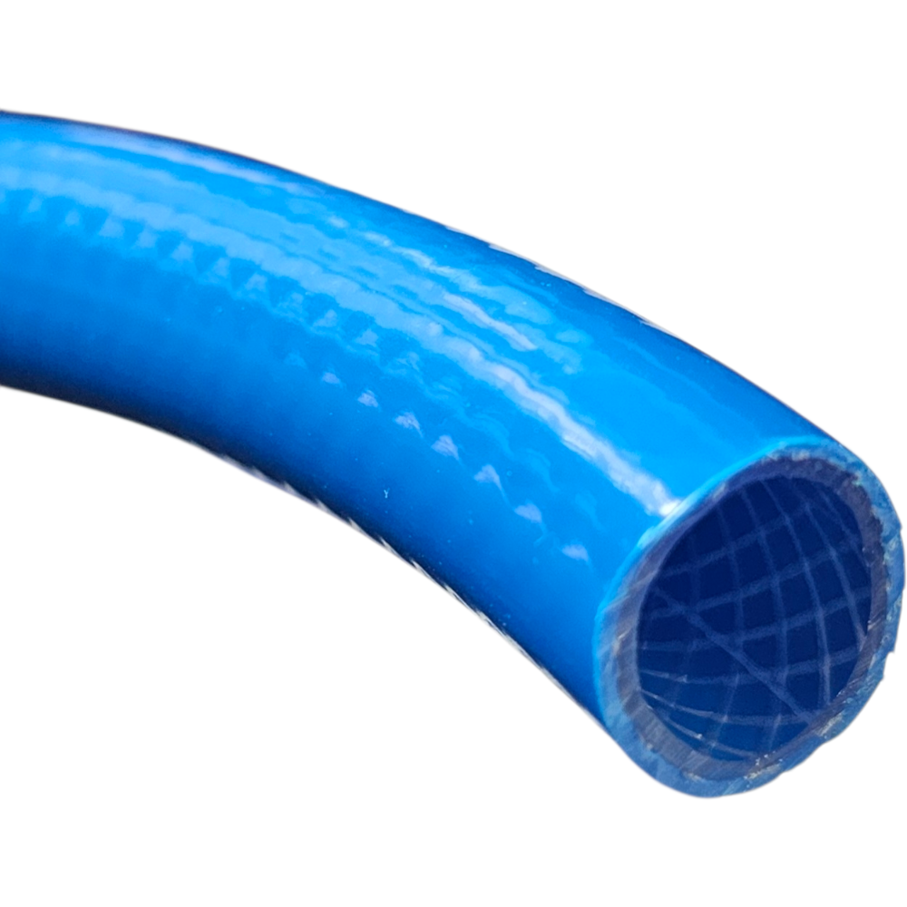 Blue Food‑Grade Reinforced Hose Pipe 1/2" (12mm) - 1 Meter