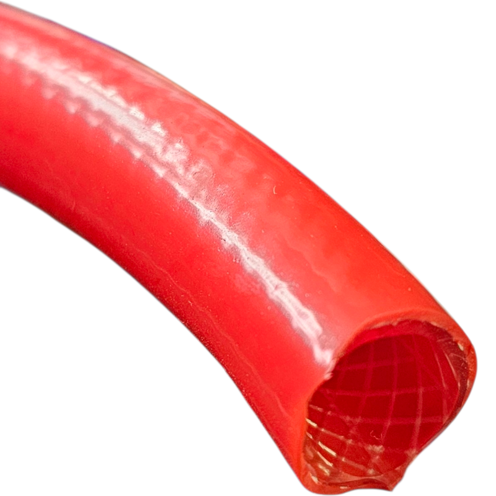 Red Food‑Grade Reinforced Hose Pipe 1/2" (12mm) - 1 Meter