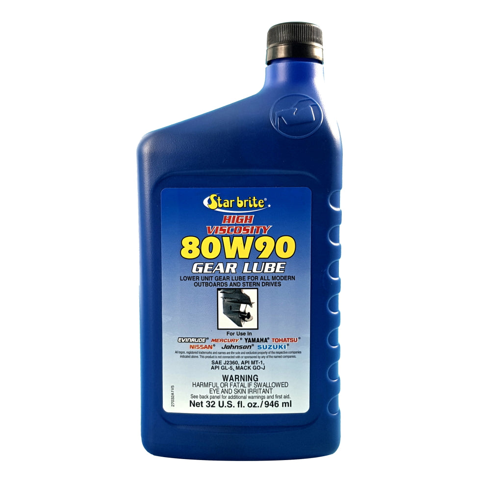 Star Brite High Viscosity Lower Unit Gear Lube 80W90 948ml