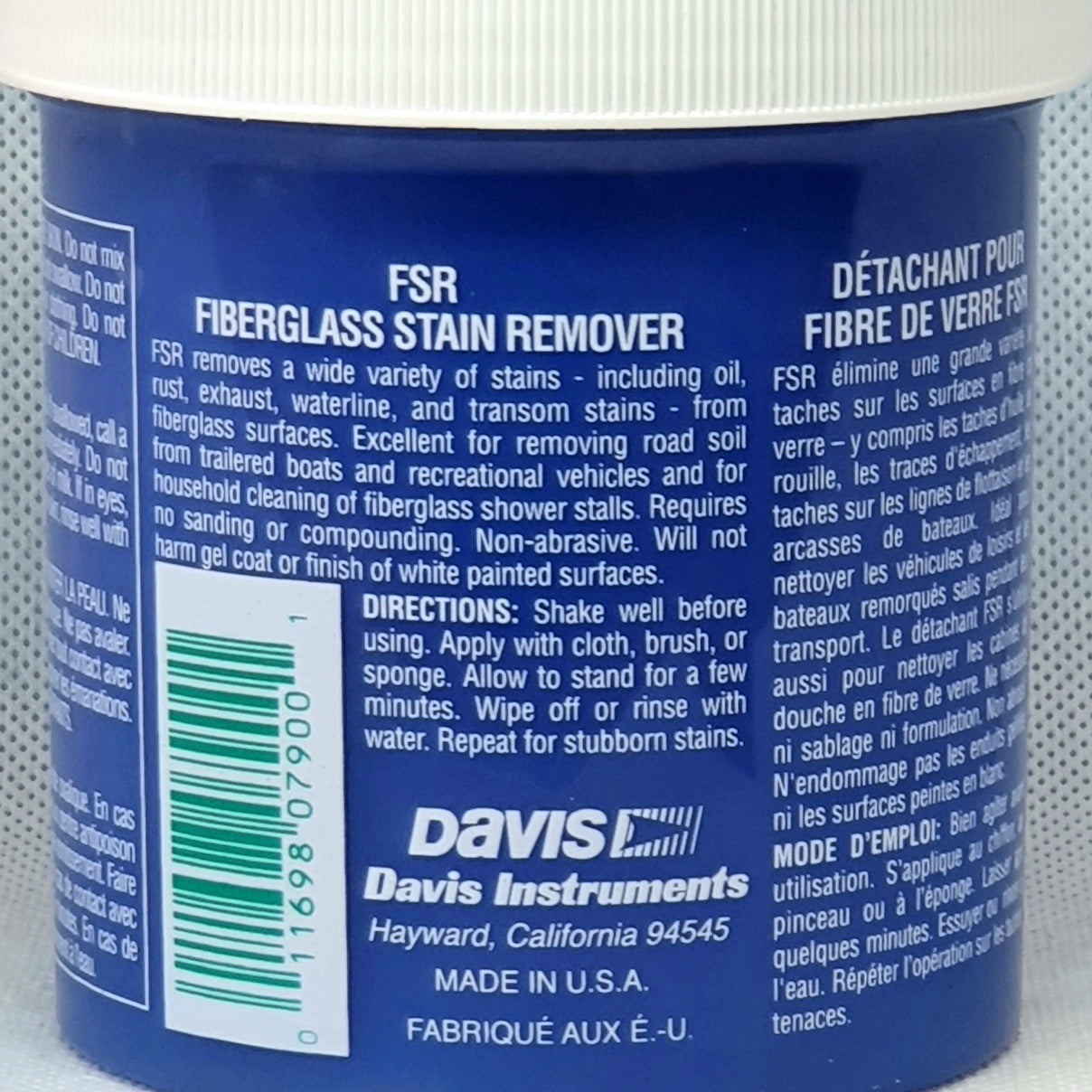 Fiberglass Stain Remover