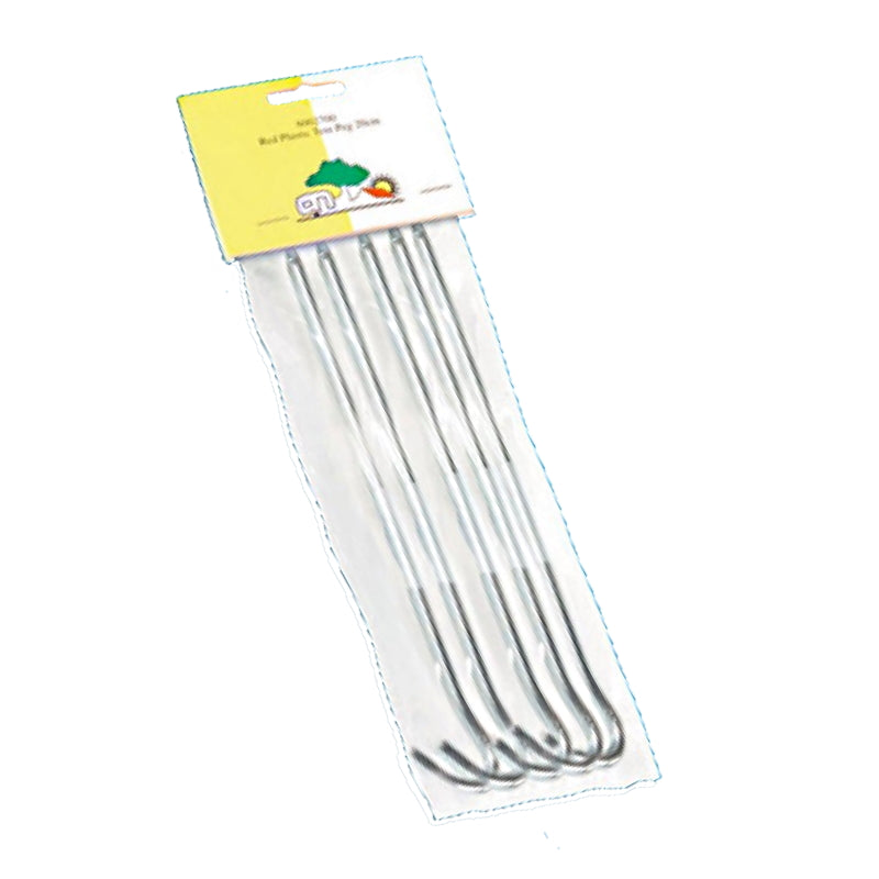 Pack of 5 x Heavy Duty Skewer with Hook 24cm