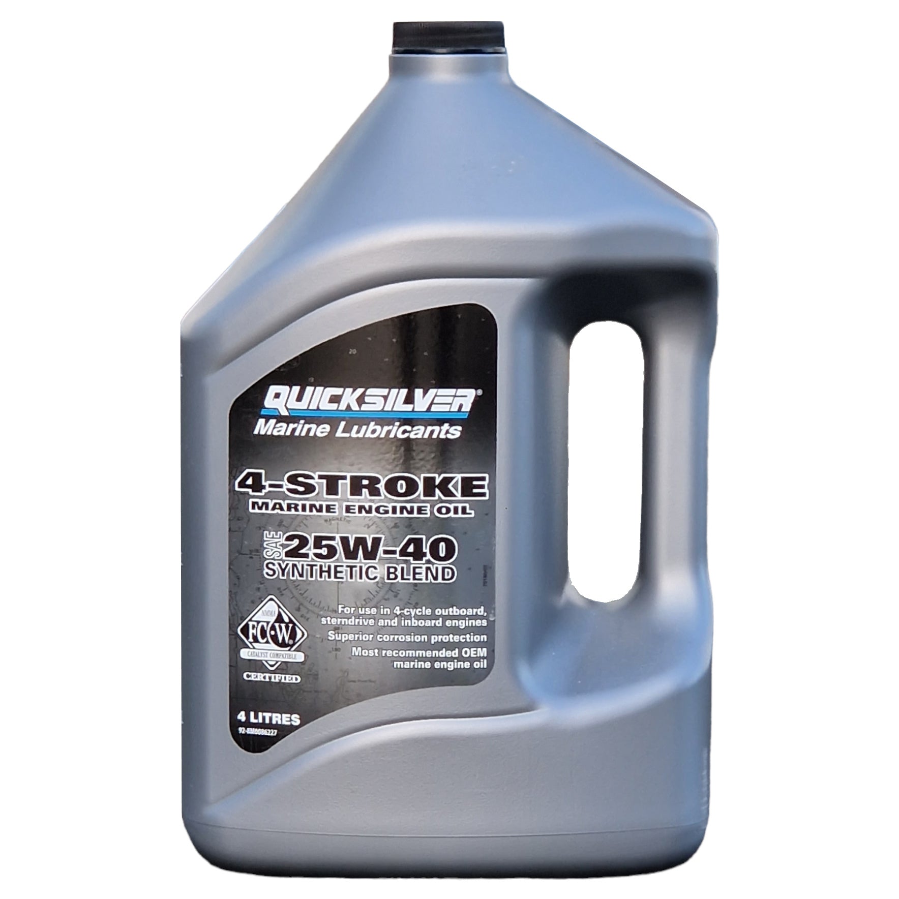 Quicksilver Synthetic Oil - 25W-40 4L