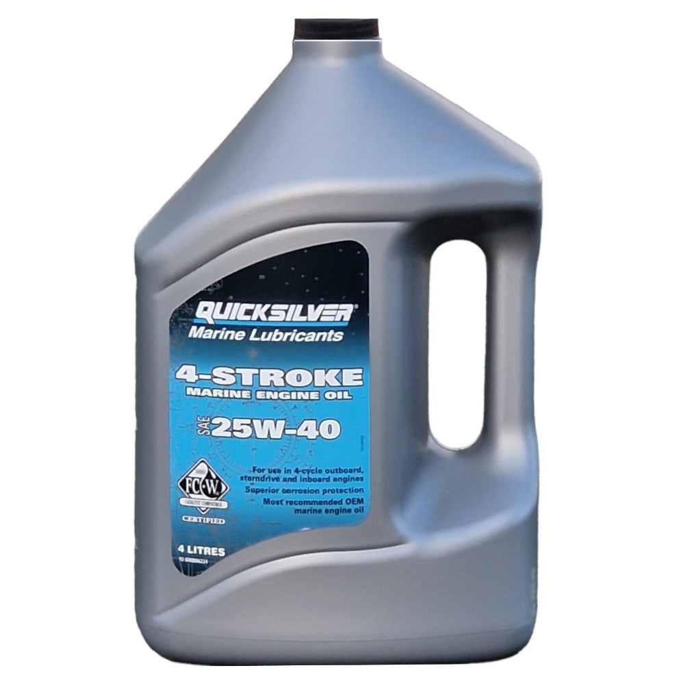 Quicksilver Synthetic Oil - 25W-40 4L