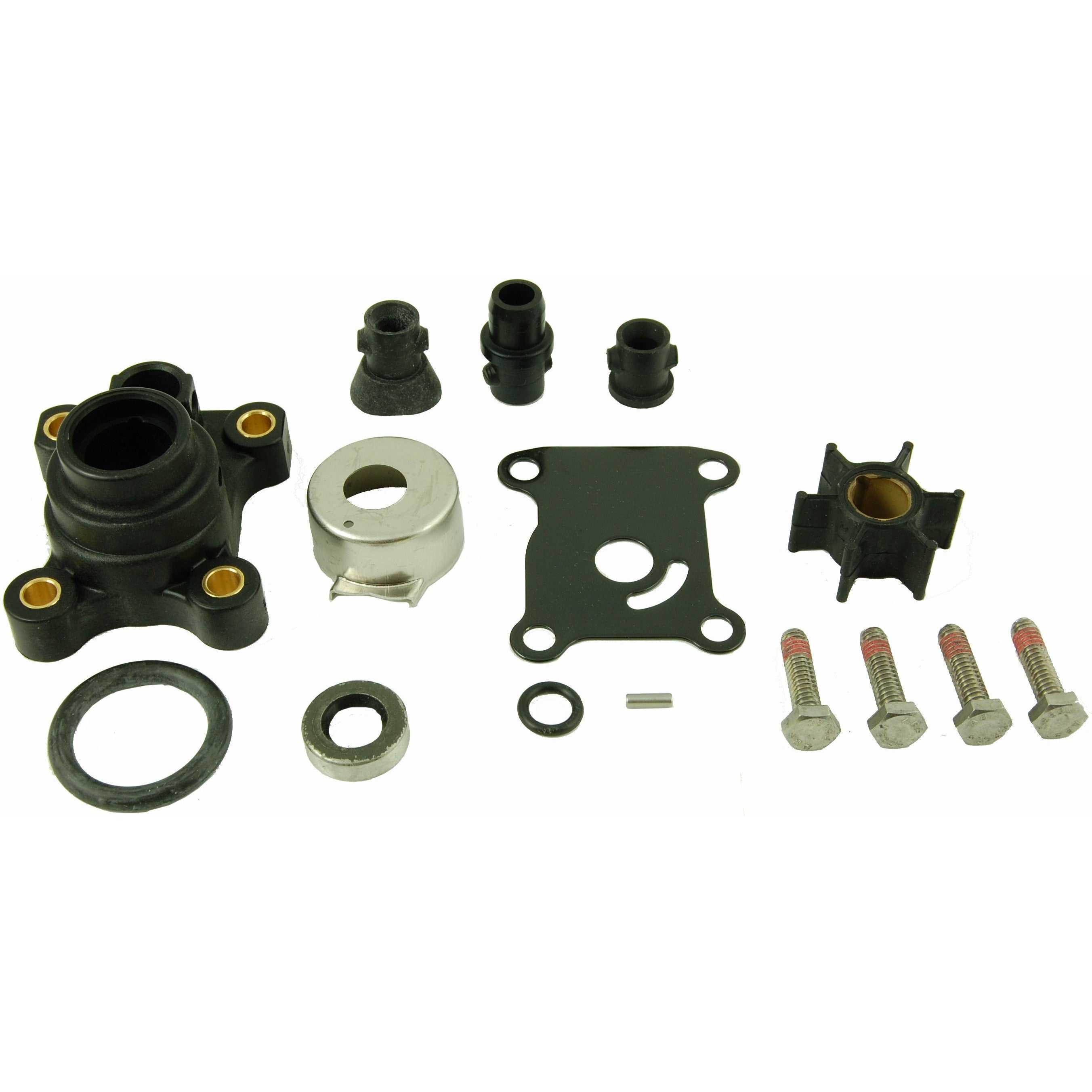 Water Pump Impeller Repair Kit - Fits Johnson/Evinrude 9.9hp / 15hp (394711, 0394711) | Includes Full Impeller, Gaskets, Bolts