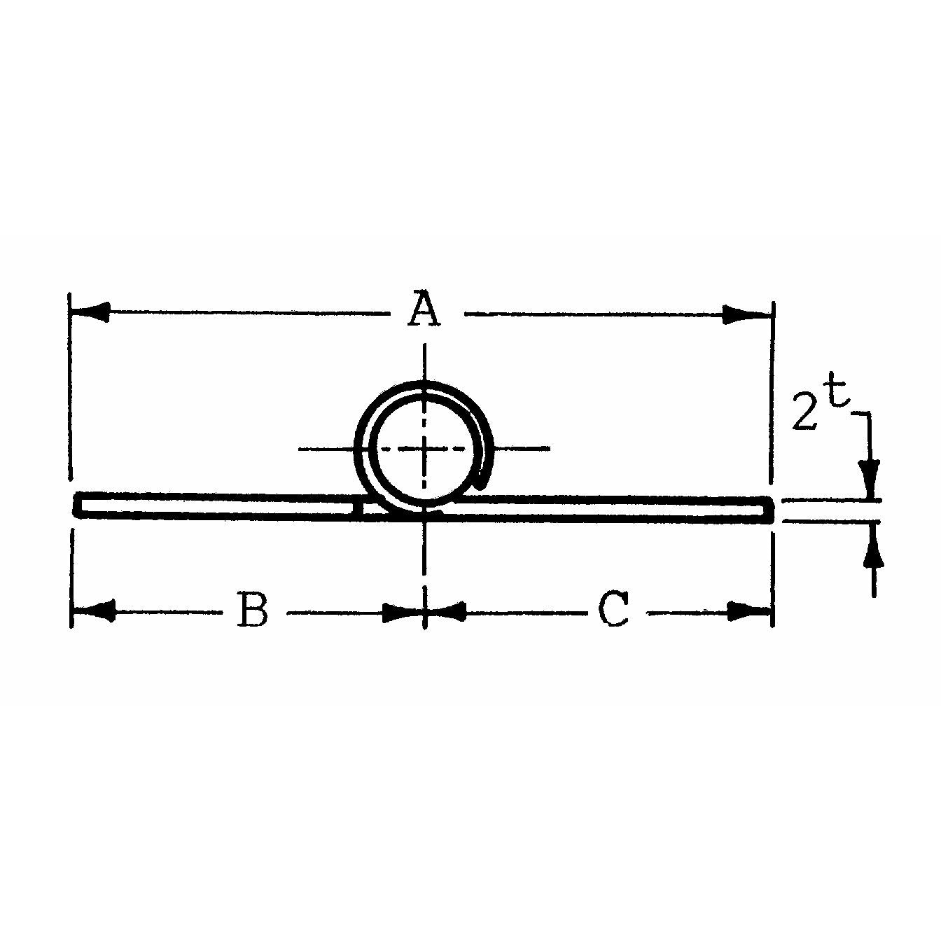 Talamex Hinge Rvs 84X38,5X2MM 43803084