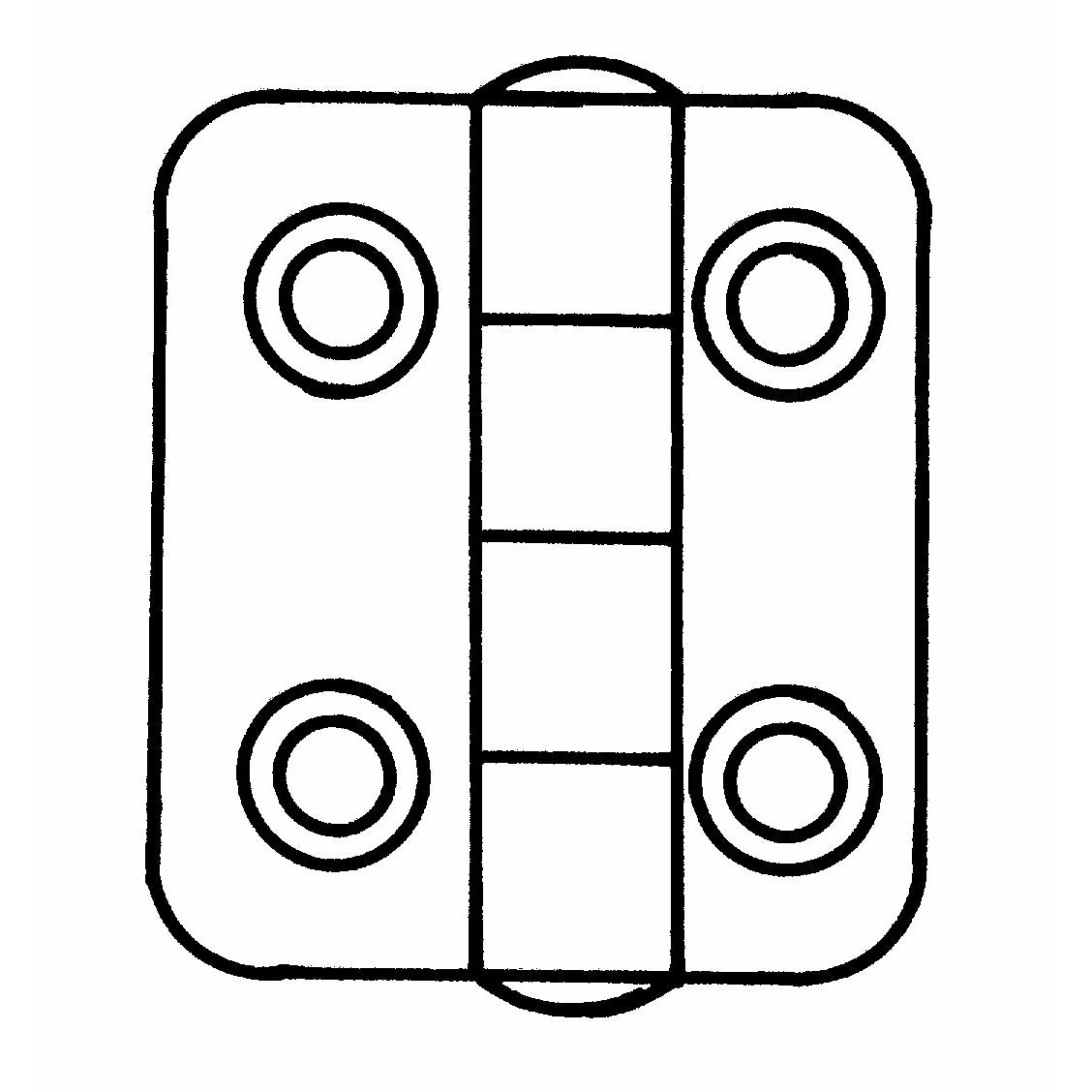 Talamex Hinge Rvs 63,5X38,5X2MM 43803163