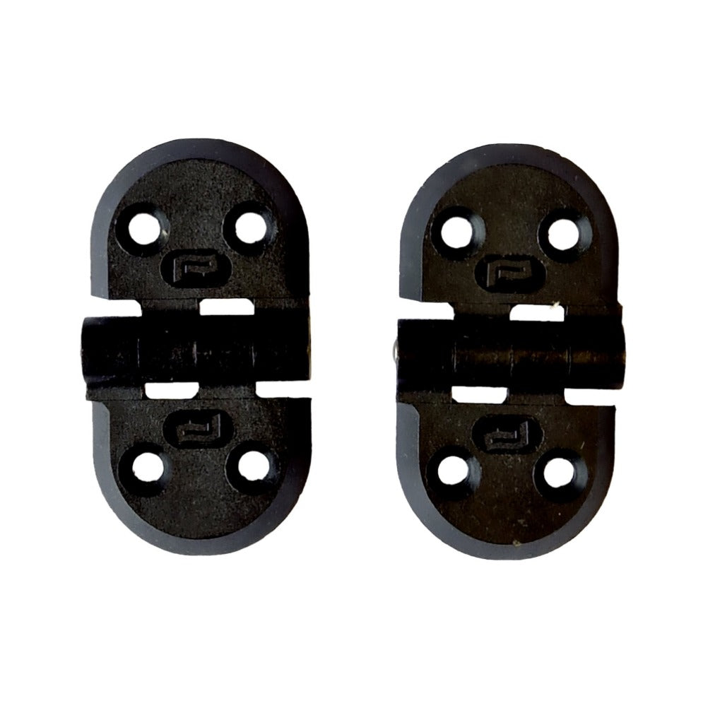 Plastimo Black Nylon Hinges x2