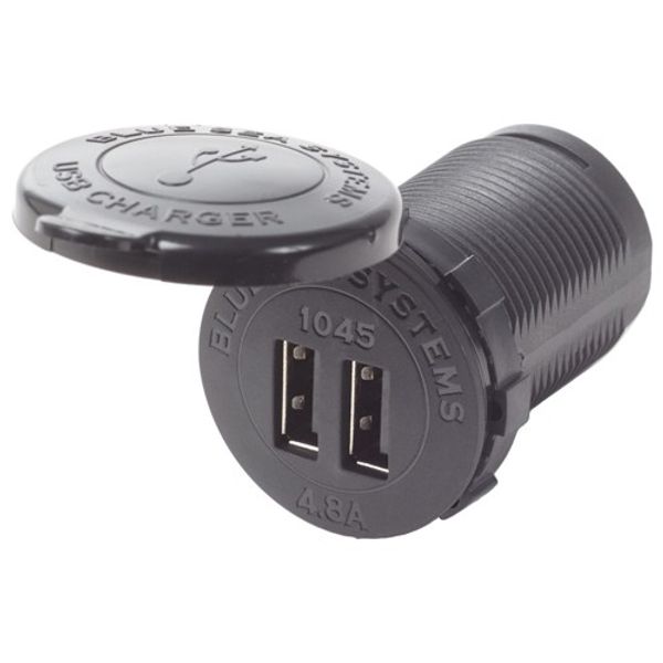 USB Charger Socket Mount 12/24V Dual Port