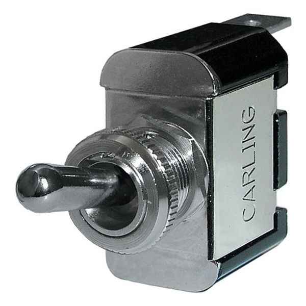 W/Deck Toggle Switch S/Pole Off-(On) Blue Sea