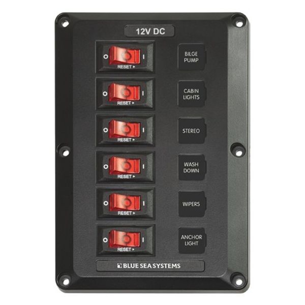 Panel Below Deck 12V DC CB 6 Positive