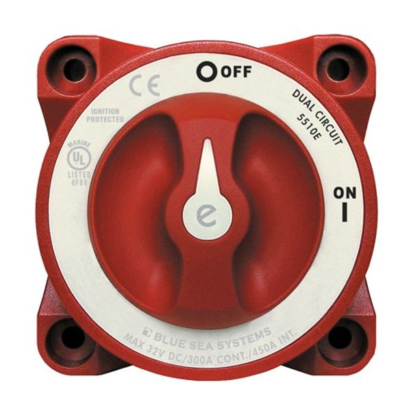 Dual Circuit Battery Switch, Blue Sea