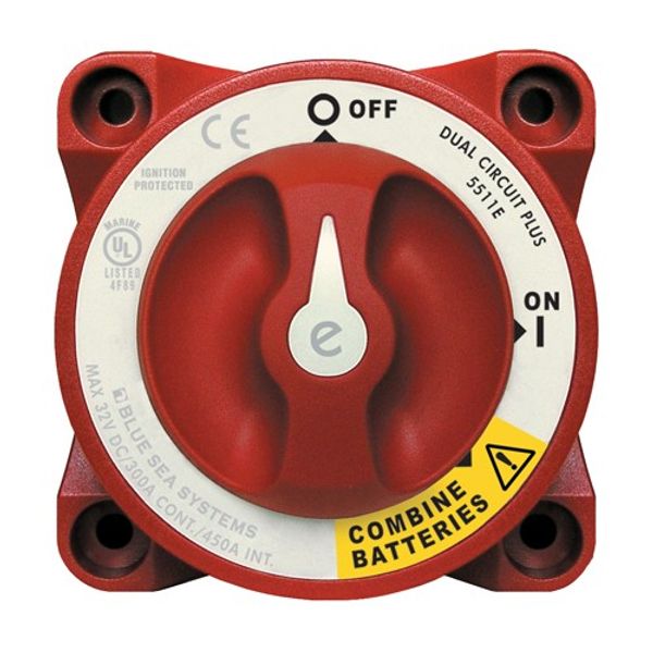 Dual Circuit Plus Battery Switch, Blue Sea