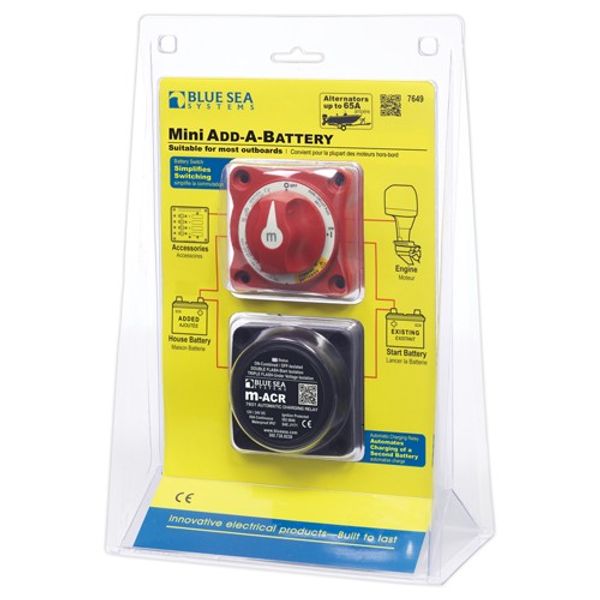 Mini Add A Battery Kit 65A, Blue Sea