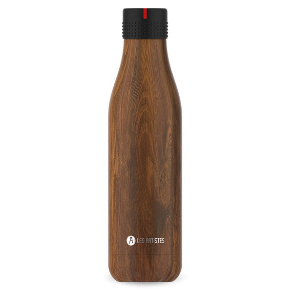 Les Artistes Wood Insulated Bottle - 750ml