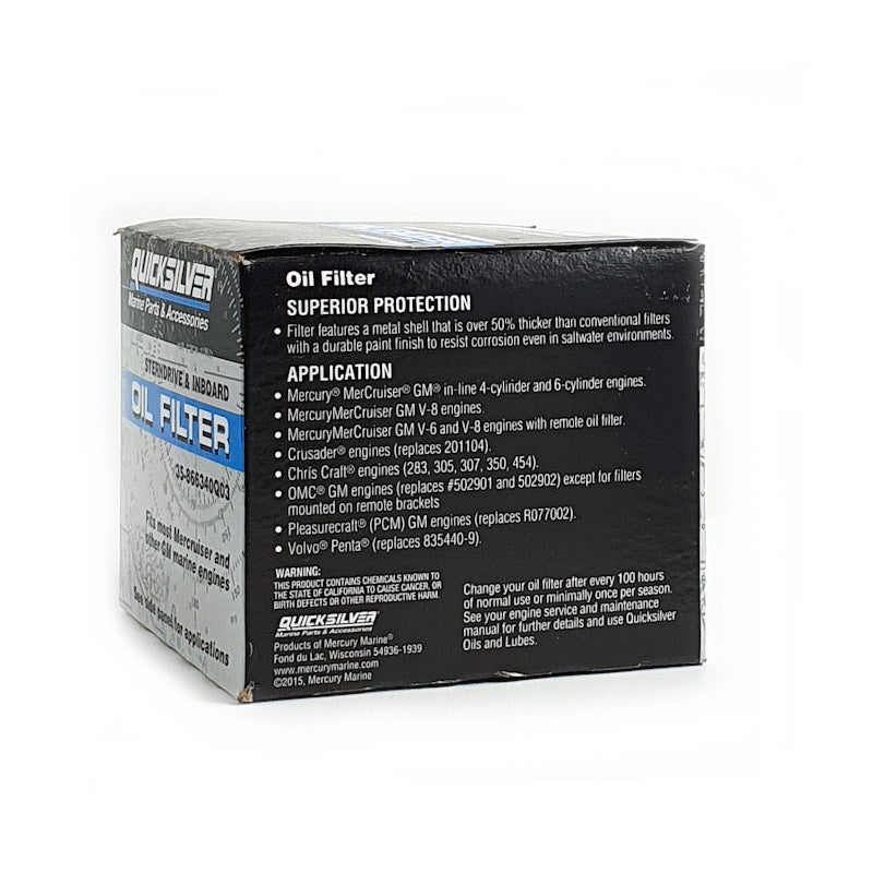 Quicksilver Oil Filter - 35-866340Q03