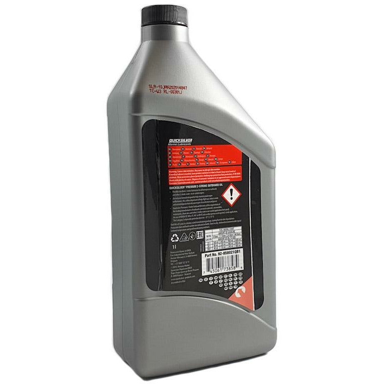 Mercury Premium 2-Stroke Engine Oil - 1 Litre