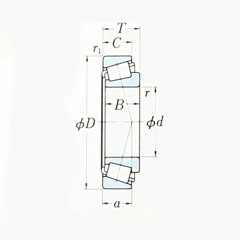 Trailer Bearing Tapered L44649