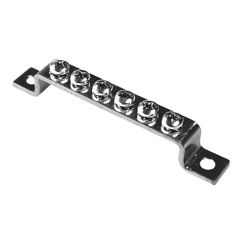 Grounding BusBar - 6 x 8-32 Screw