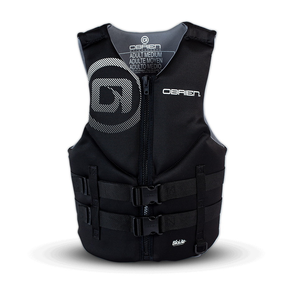 Men's Traditional Life Jacket, O'brien Black