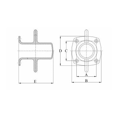 C-Quip Stainless Steel Sampson Post - 150mm