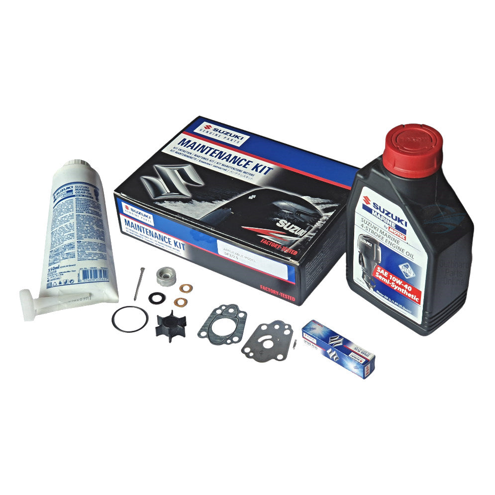 Ultimate Suzuki DF2.5 Outboard Maintenance Kit with Oils (2011 ~)