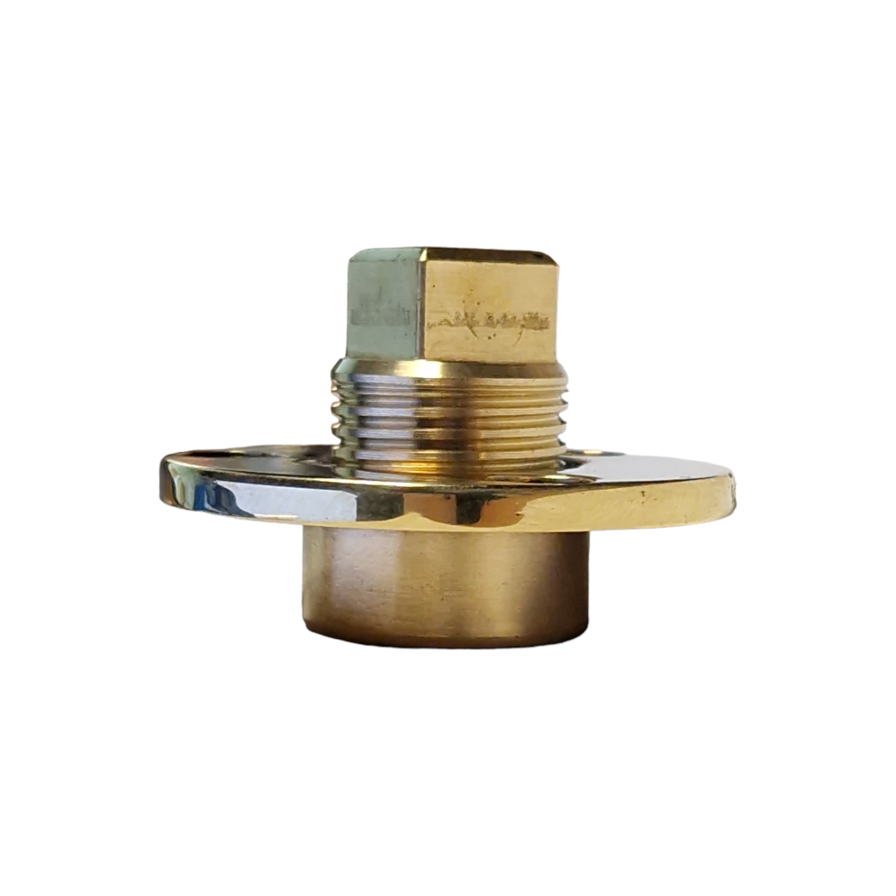Boat Drain Bung and Socket - Brass