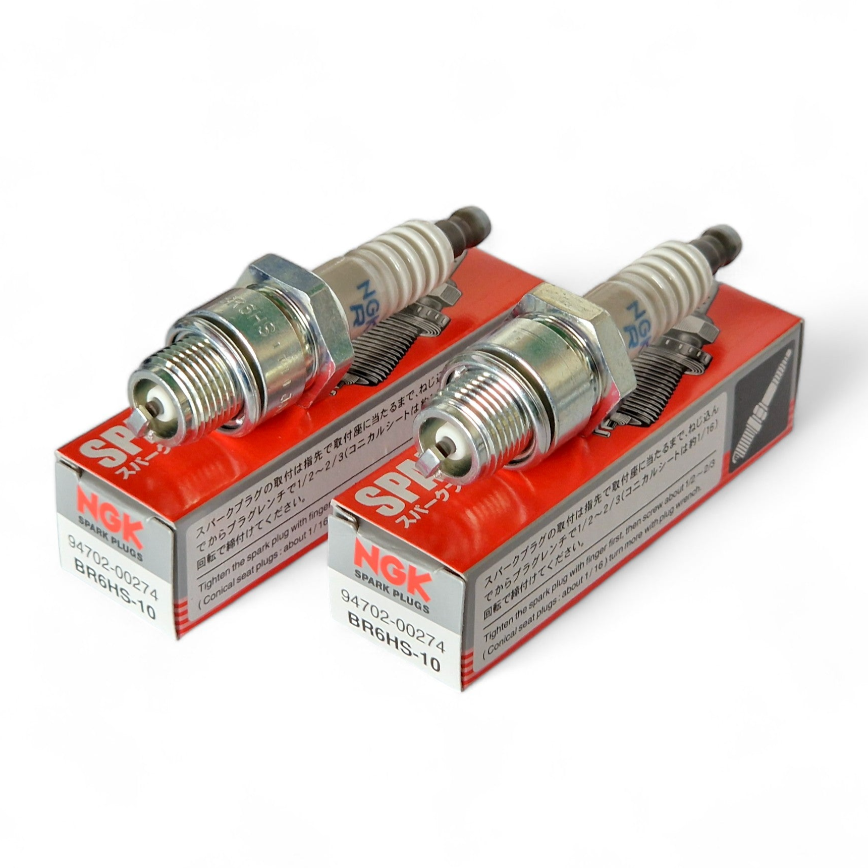 Set of NGK Spark Plugs x 2 - BR6HS-10