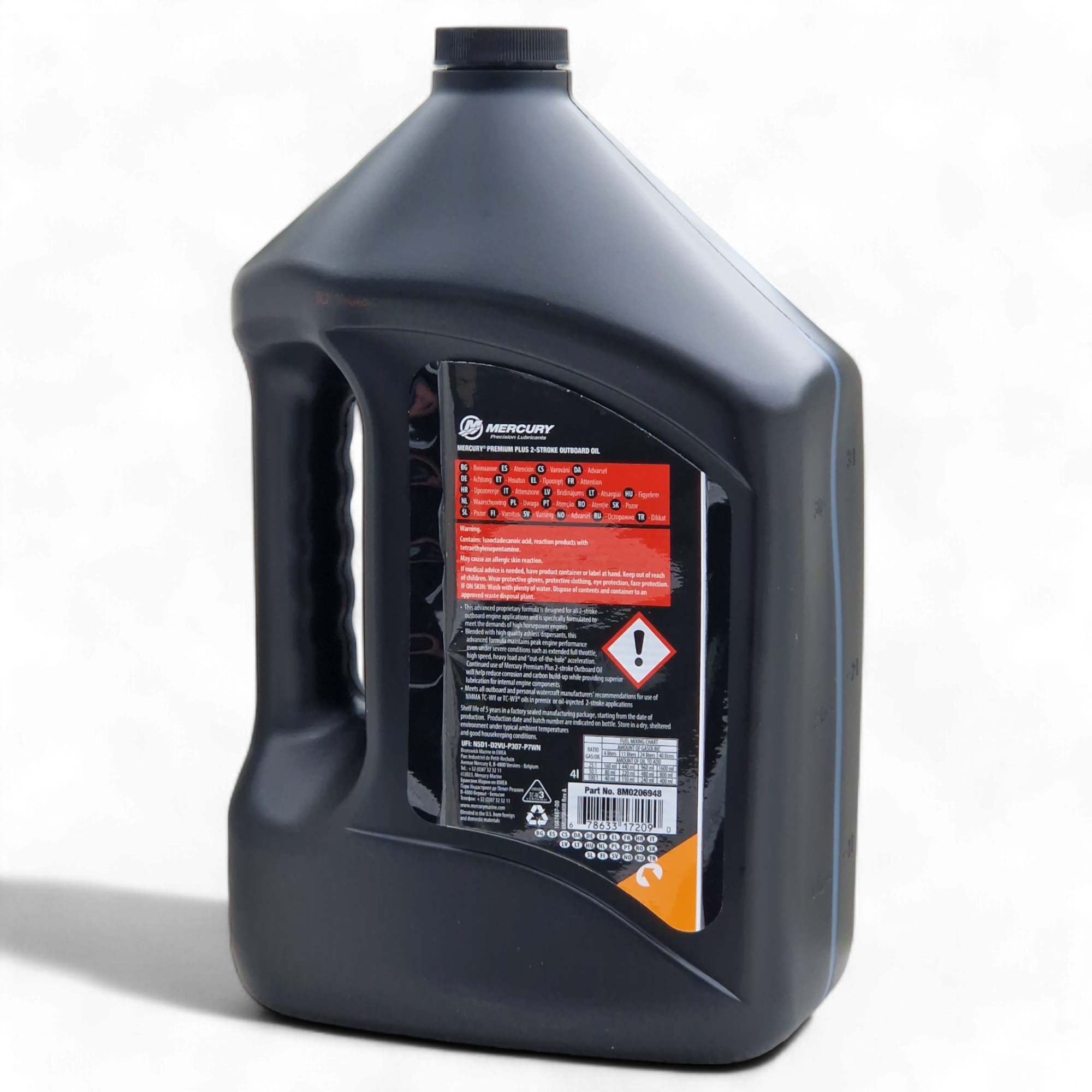 Mercury Marine Engine Oil - 2-Stroke Premium Plus - 4L