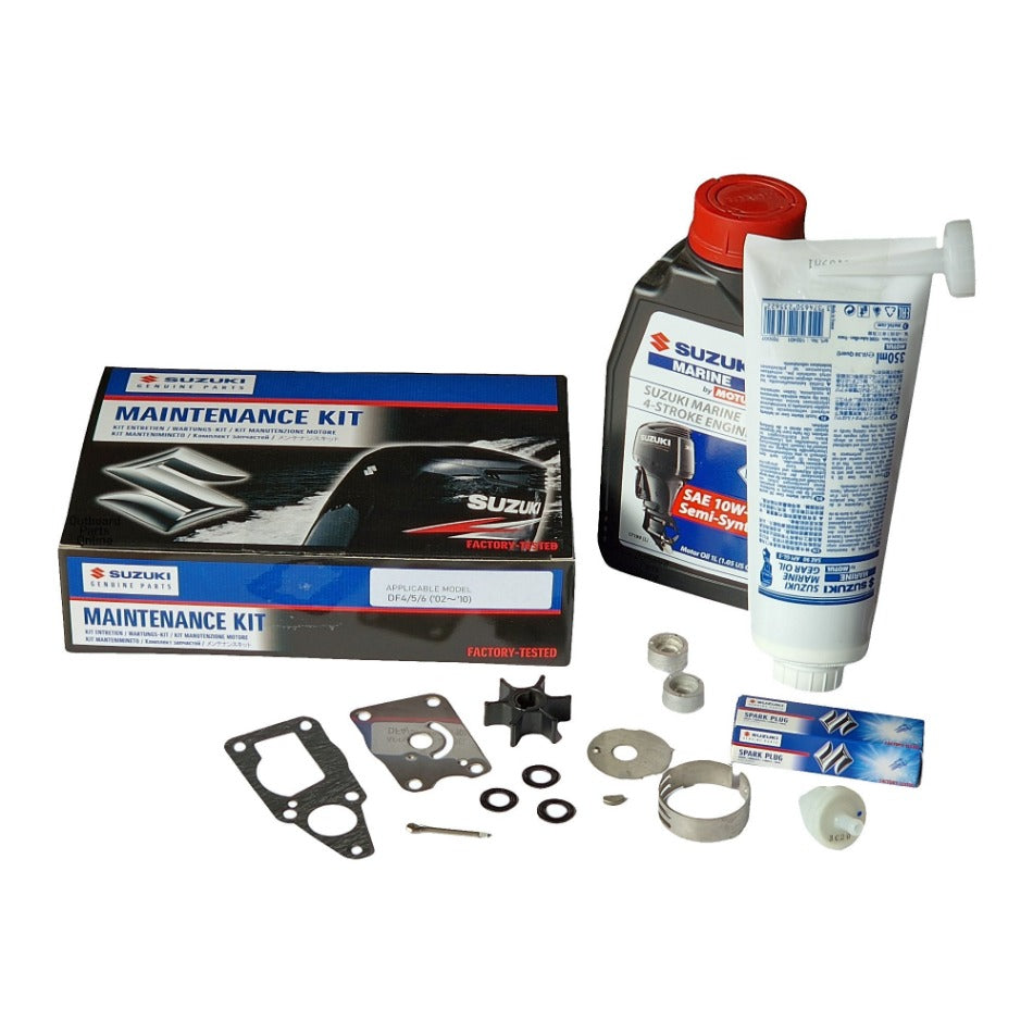Ultimate Suzuki DF4/5/6 Outboard Maintenance Kit with Oils (~2010)
