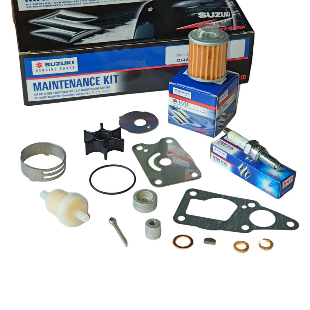 Ultimate Suzuki DF4/5/6 Outboard Maintenance Kit with Oils (2017~)