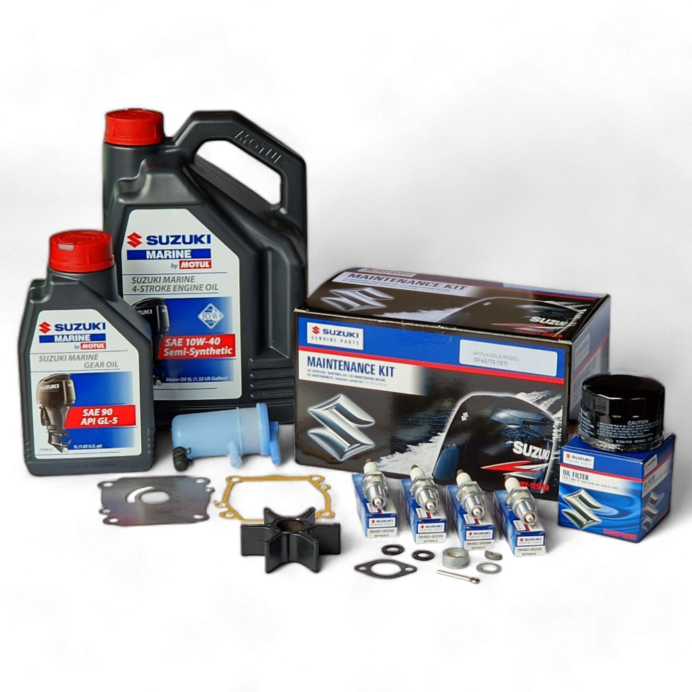 Ultimate Suzuki DF60/70 Outboard Maintenance Kit with Oils ( '07)