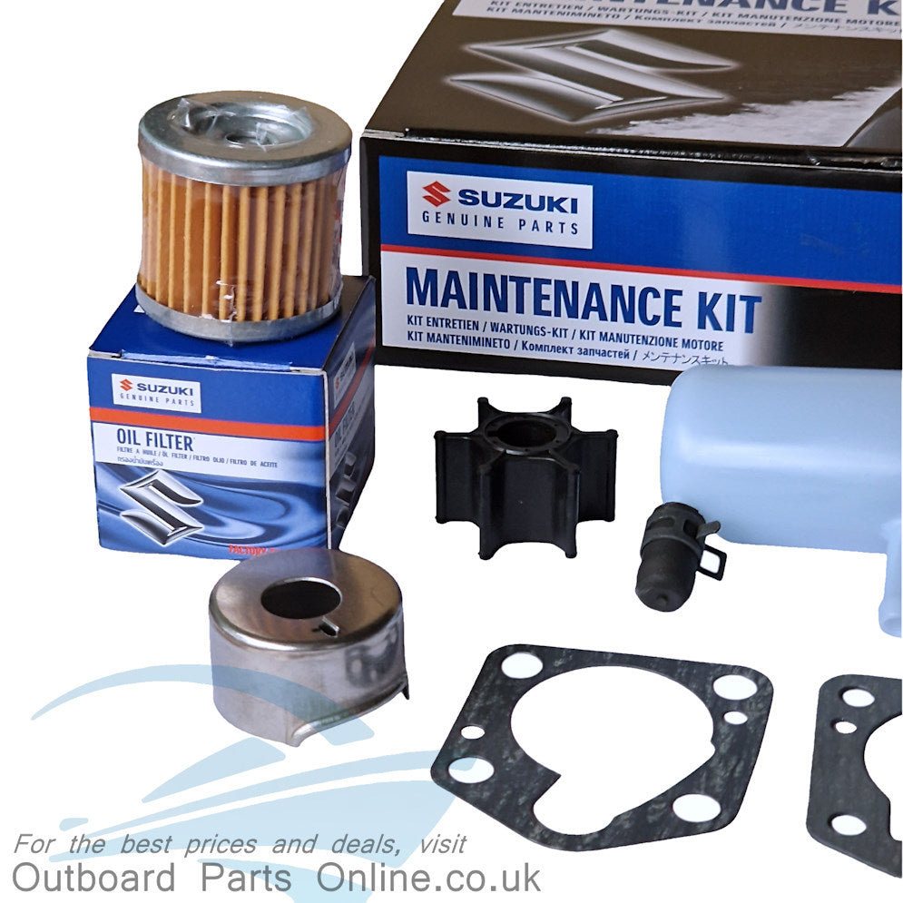 Ultimate Suzuki DF9.9/15/20 Outboard Maintenance Kit with Oils (2013~)