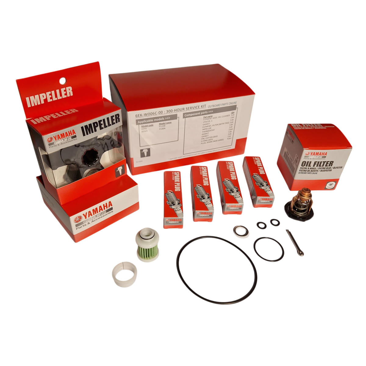 Yamaha Maintenance Kit 300hr for F115B & F130A