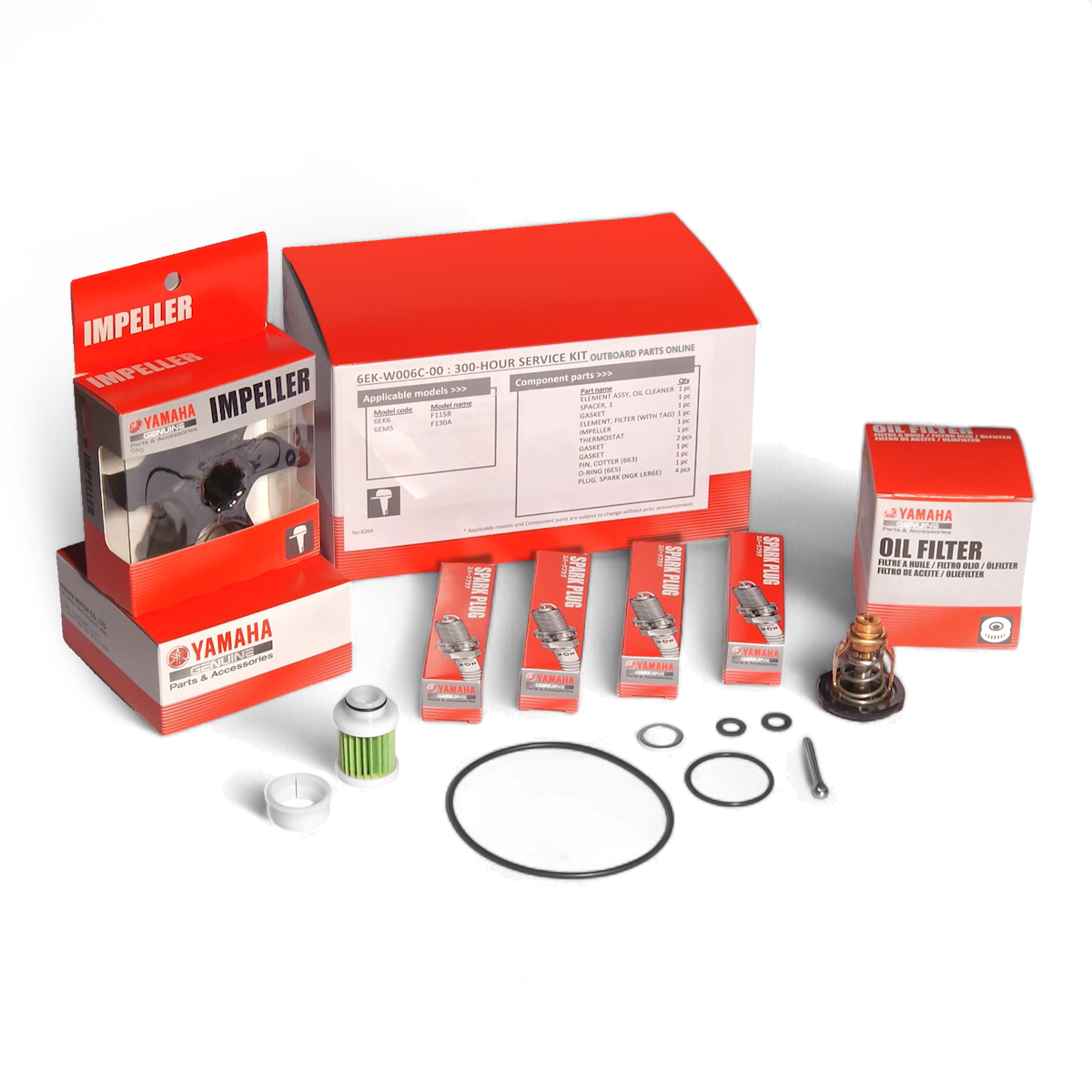 Yamaha Maintenance Kit 300hr for F115B & F130A