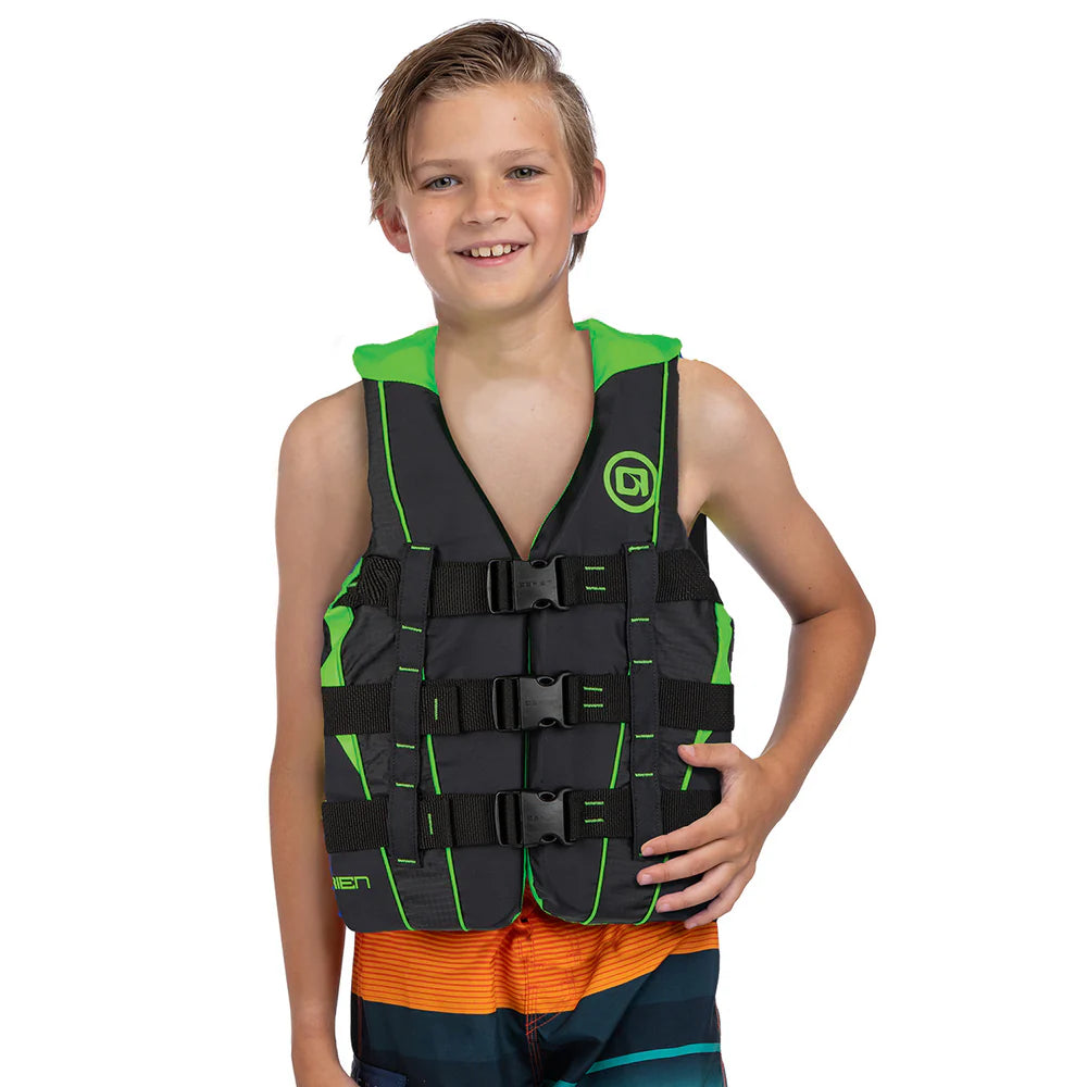 O'Brien Teen Nylon Life Jacket - Green