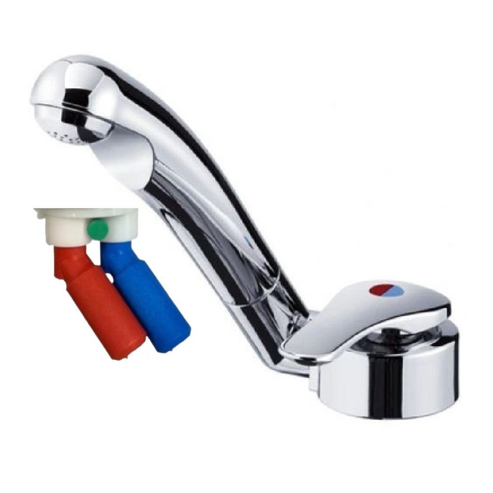 Reich Twist R/H Mixer Tap (Chrome - Smooth Fittings)F239