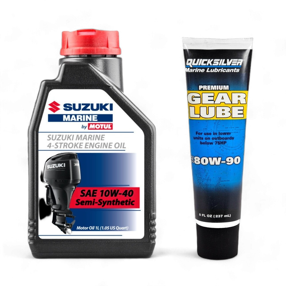 10W-40 Engine Oil Suzuki Outboard Bundle